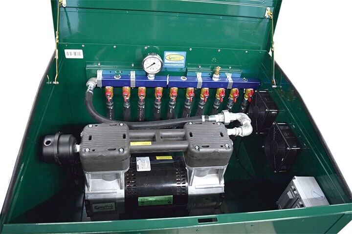High Pressure Rocking Piston Pond Aeration System