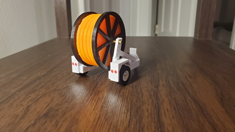 Custom 1/50 Scale Cable Reel Trailer