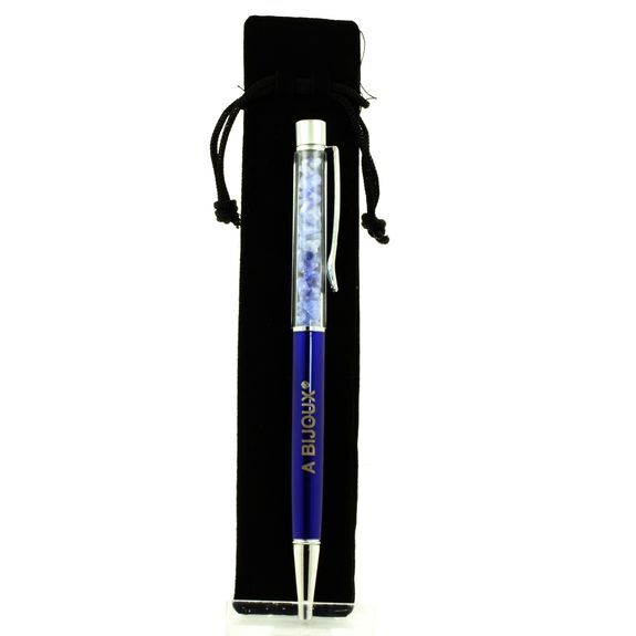 Raw Peridot Mineral Pen. Multicolored.