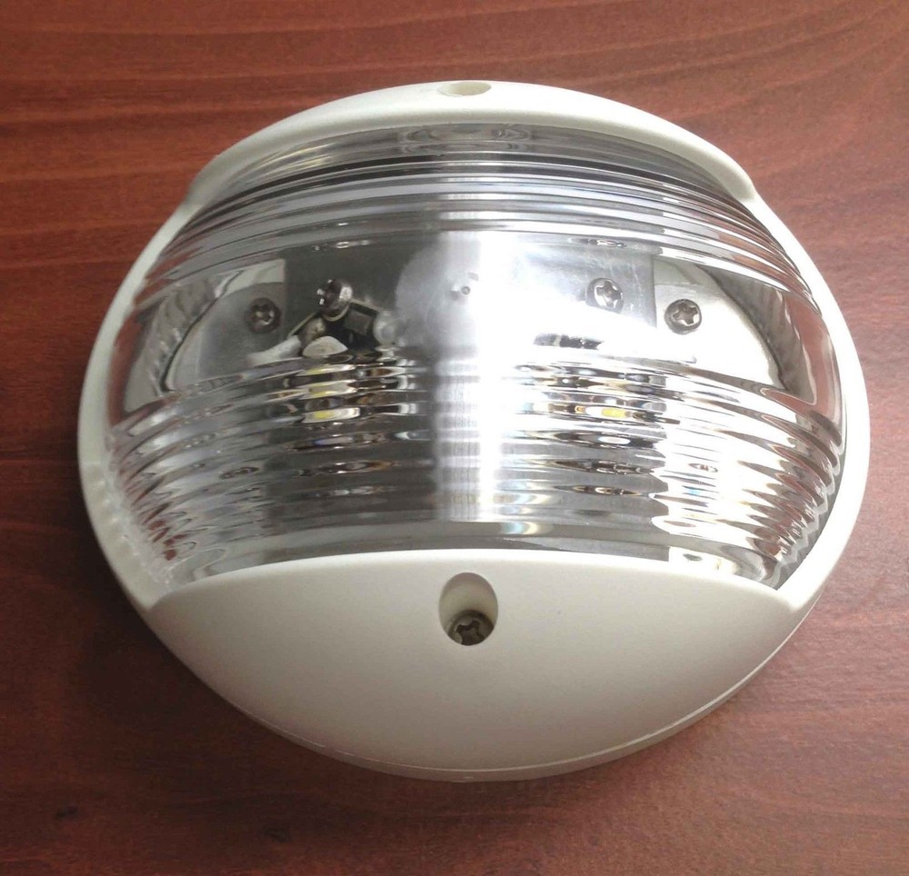 MARINE BOAT WHITE STERN LED NAVIGATION LIGHT VERTICAL MOUNT