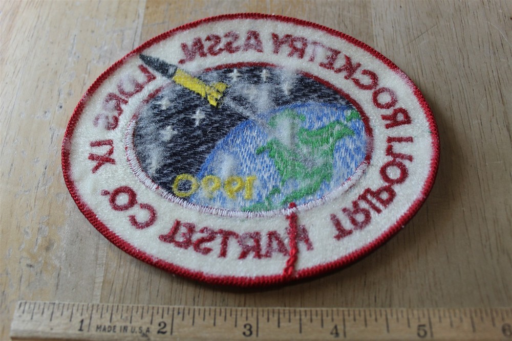TRIPOLI ROCKETERY ASSOCIATION LDRS IX HARTSEL CO. ROCKET SPACE PATCH 1990