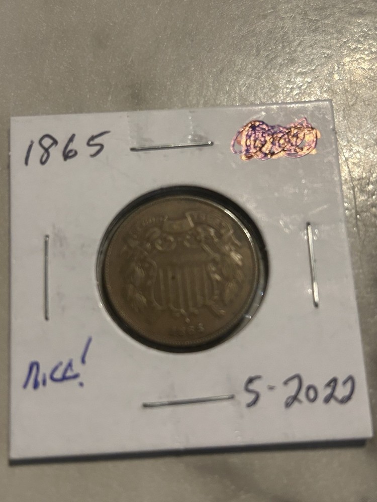 1865 2 cent piece Nice And Affordable Check My Listings Please 😊
