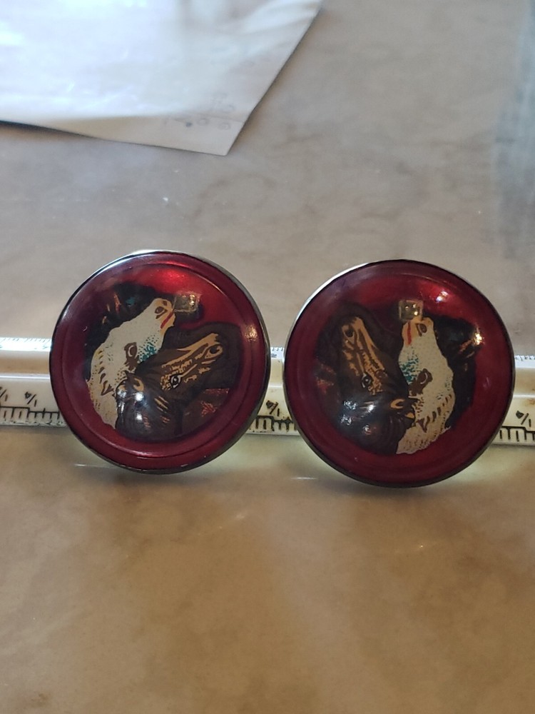 Victorian Domed Bridle Rossettes
