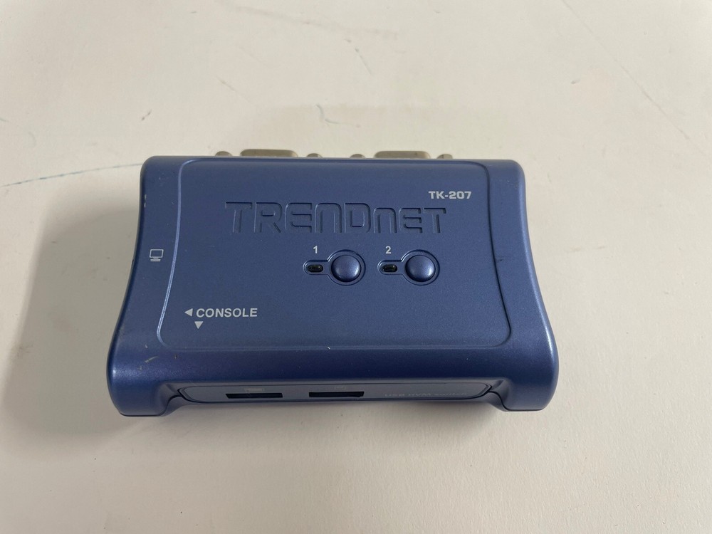 Trendnet TK-205 2 Port KVM Switch - Used