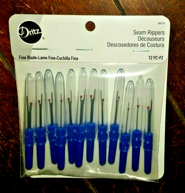 Dritz Fine Blade Seam Rippers ~12 Piece~ Model BK174