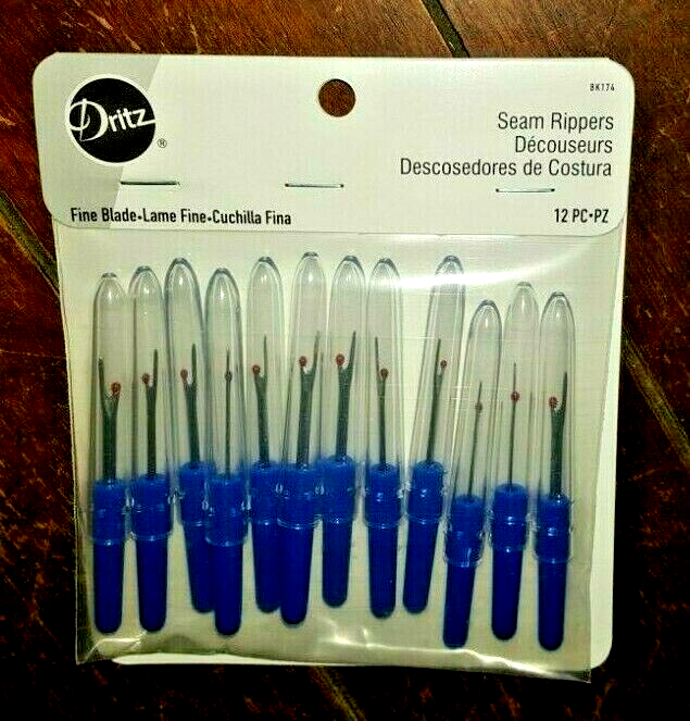 Dritz Fine Blade Seam Rippers ~12 Piece~ Model BK174