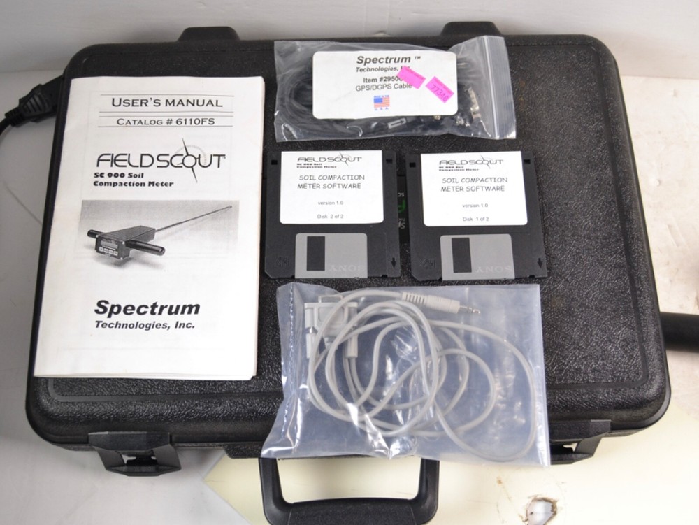 Spectrum Technologies FieldScout SC900 Soil Compaction Meter w/Case, software
