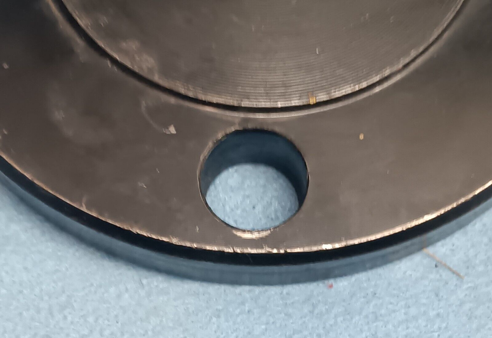 2” BLIND FLANGE 4-HOLE 3.5” BOLT CIRCLE 6” DIAMETER