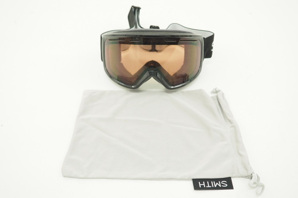 New! Smith Range Winter Goggles Black w/ Rose Lens
