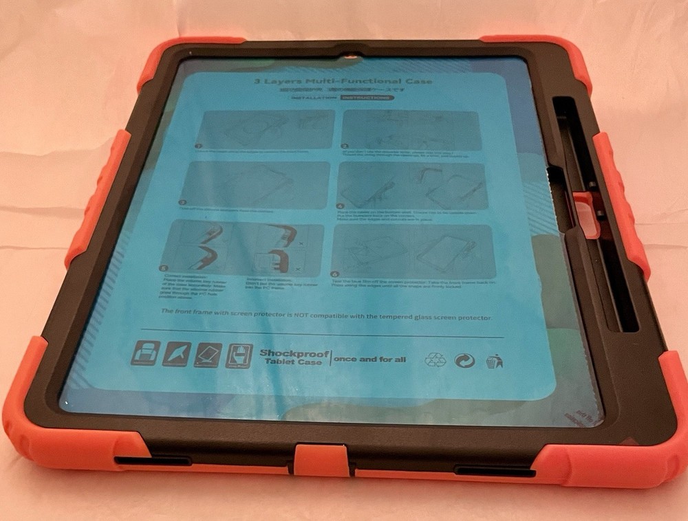 3 Layers Multi-Functional Case For Ipad Later Gen Shockproof Stand Hand Loop