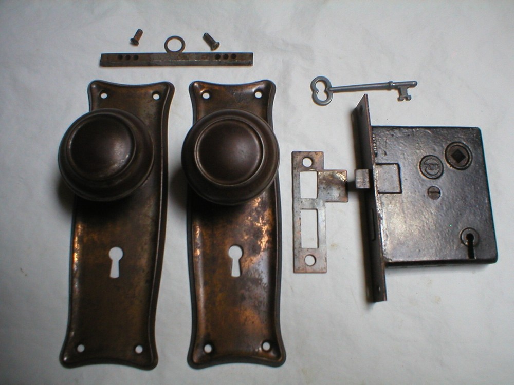 Antique Victorian Era Door Hardware