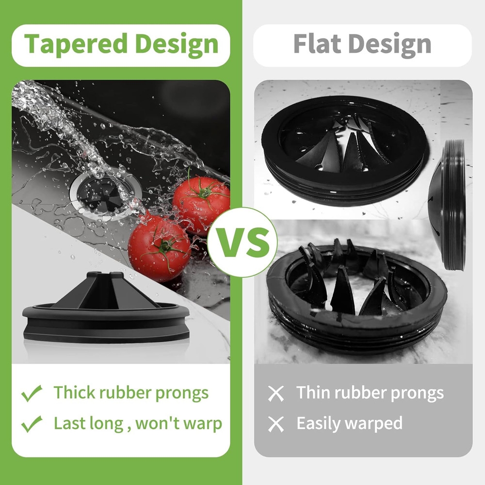 Garbage Disposal Splash Guards, 3 3/8" for Insinkerator Evolution Series, Quiet