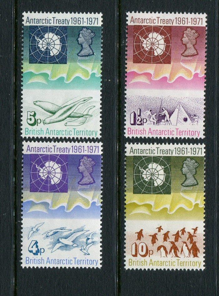 British Antarctic Territory #39-42 MNH