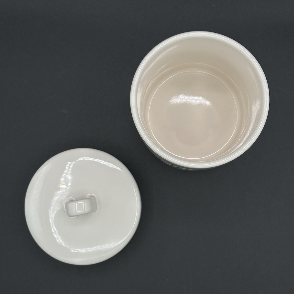 Rae Dunn HOLD Ceramic Jar Canister White