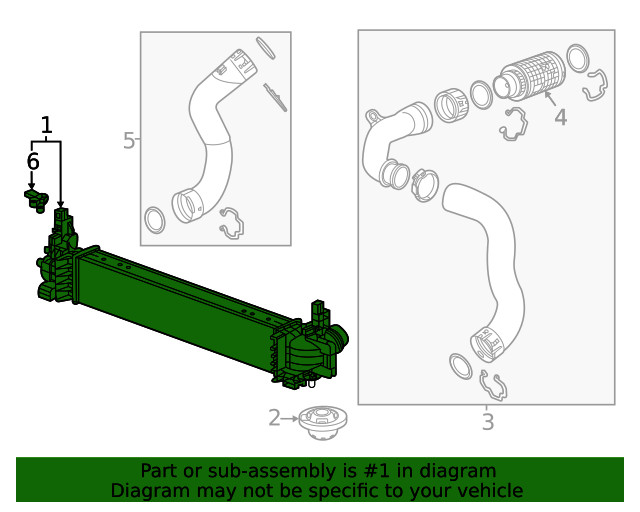 Genuine GM Inter-Cooler 42883251