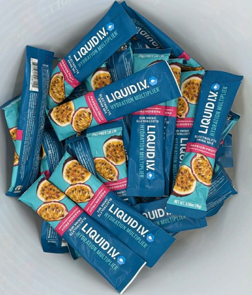 Liquid IV Hydration Multiplier ~ Passion Fruit ~ 45 STICKS ~ EXP 5/27+