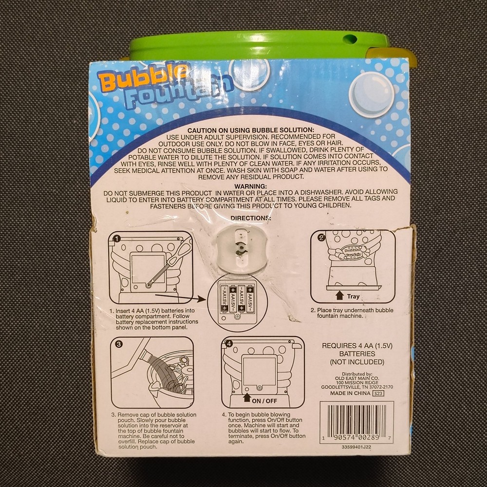 Bubbles Fountain Machine Bubble Blaster Ultimate Blower Kids