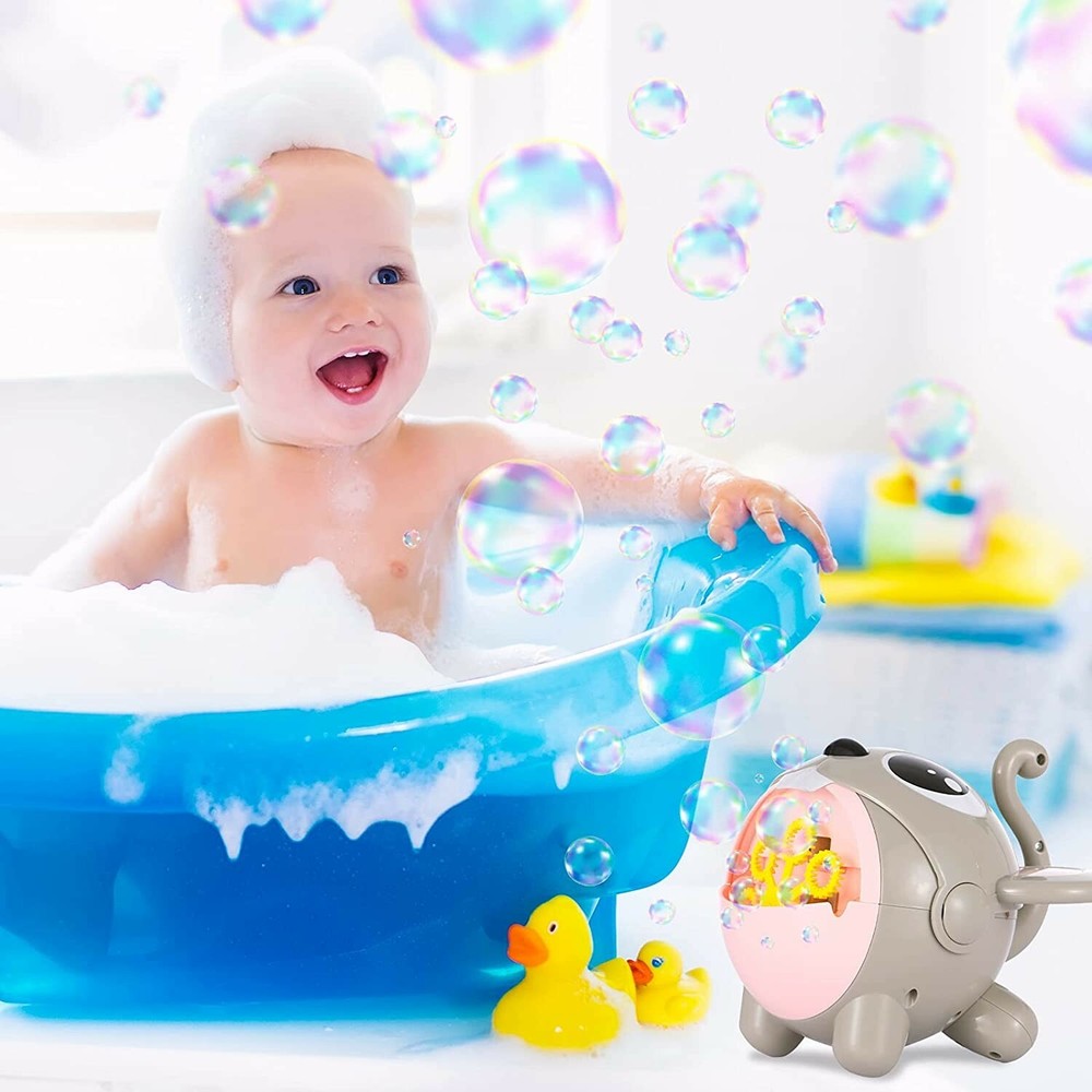 Bubble Machine - Cute Cartoon Mouse Bubble Blower 3000+ Bubbles Per Minute, Auto