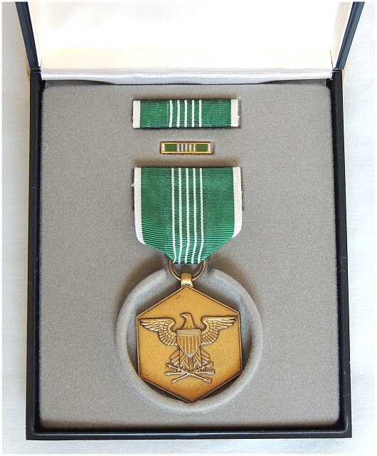 US Army Commendation Medal with Original Presentation Box & Packing Box