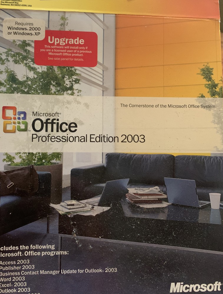 Microsoft Office Professional Edition 2003 Upgrade