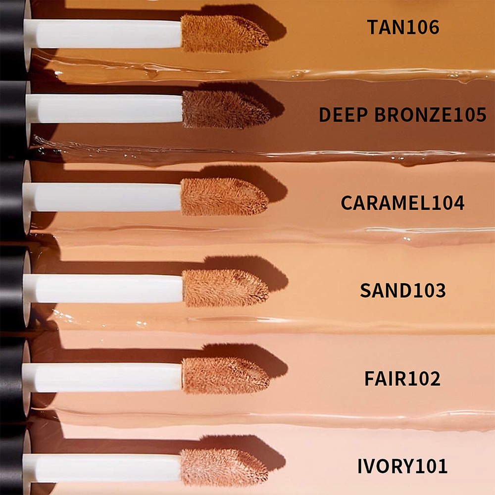 6pcs Liquid Full Coverage Concealer Makeup Dark Circles Acne Blemish Corrector