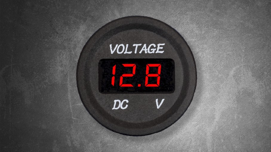 DC 12V-24V LED Panel Digital Voltage Volt Meter Display Voltmeter Motorcycle Car