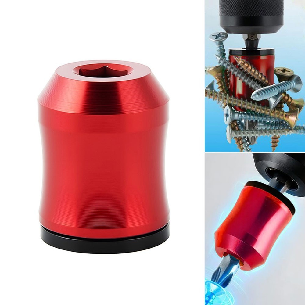 Bit Magnetizer Magnetizing Ring Locks Screws Securely Demagnetizes Bits