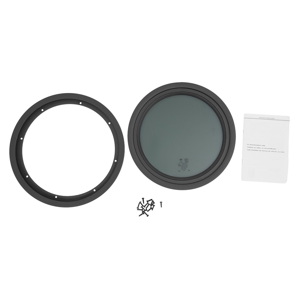 Round Fixed RV Window RV Window, RV Window with Trim Ring