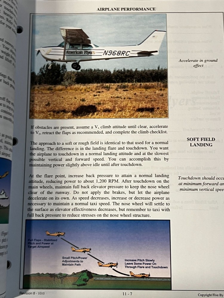 AMERICAN FLYERS PILOT TRAINING SPECIALISTS, PILOT FLIGHT MANUAL