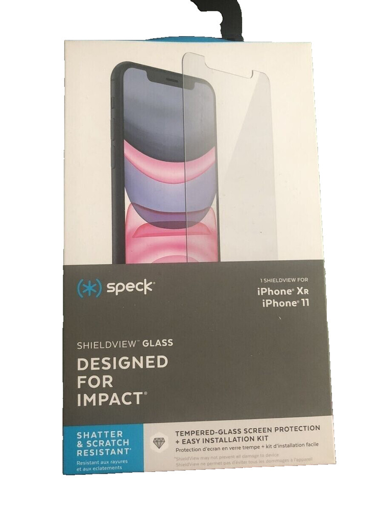 Speck Apple iPhone 11 / iPhone XR ShieldView Glass Screen Shield View Protector