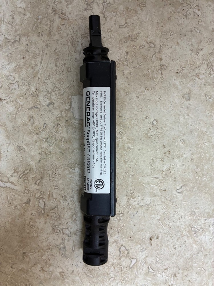 Generac RS802 SnapRS Inline Disconnect Device