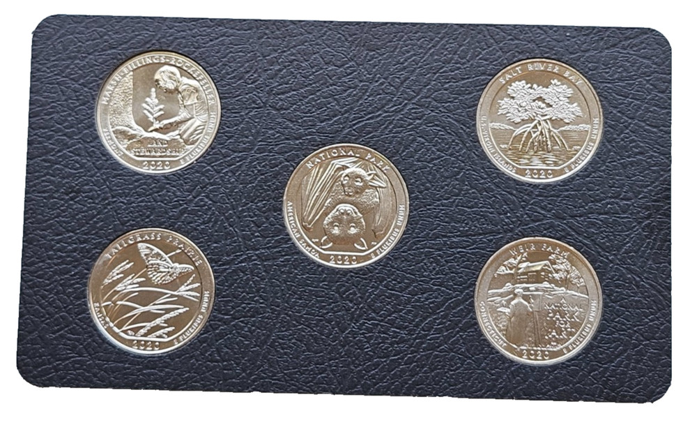 2020  Quarters  5 pc  / "S" mint set!