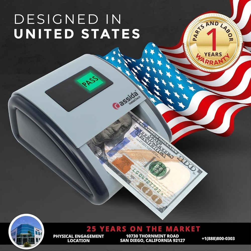 InstaCheck Magnetic Sensor Currency Checker