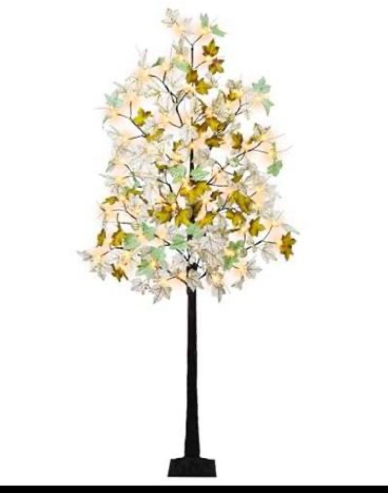 Lightshare Lighted Maple Tree 6FT 96 LED Artificial Fall Tree