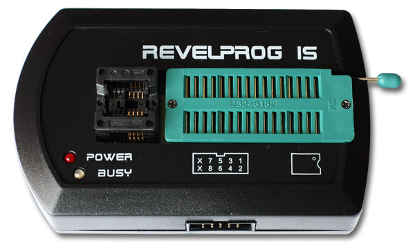 REVELPROG-IS SERIAL FLASH & EEPROM PROGRAMMER (1.8V - 5V + ISP, USB)