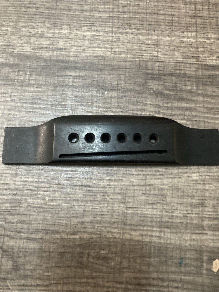 Solid Ebony Martin Acoustic Guitar Bridge  2  3/16th String Spacing