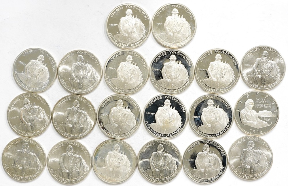 $10.00 FV Roll 90% Silver Half-Dollar Commemoratives