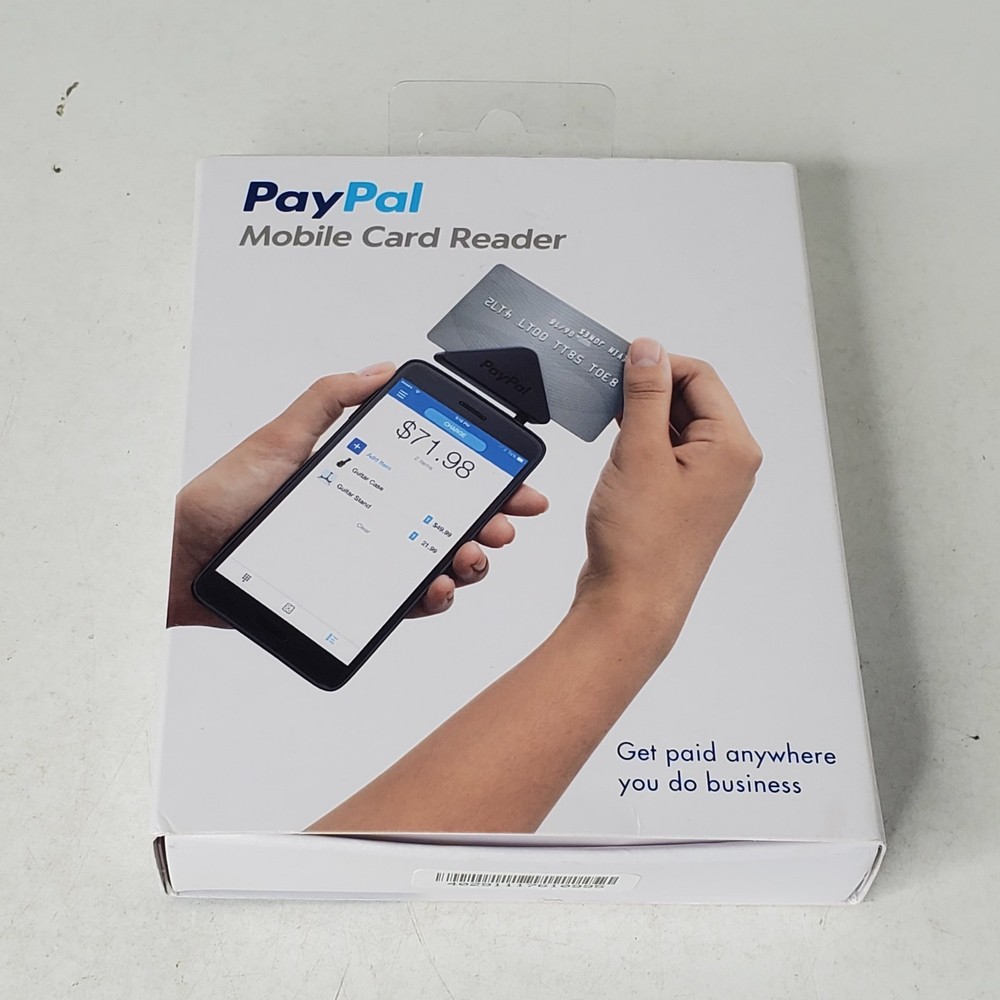 PayPal Mobile Card Reader Swiper PayPal Here Audio Jack With Box IPhone Android
