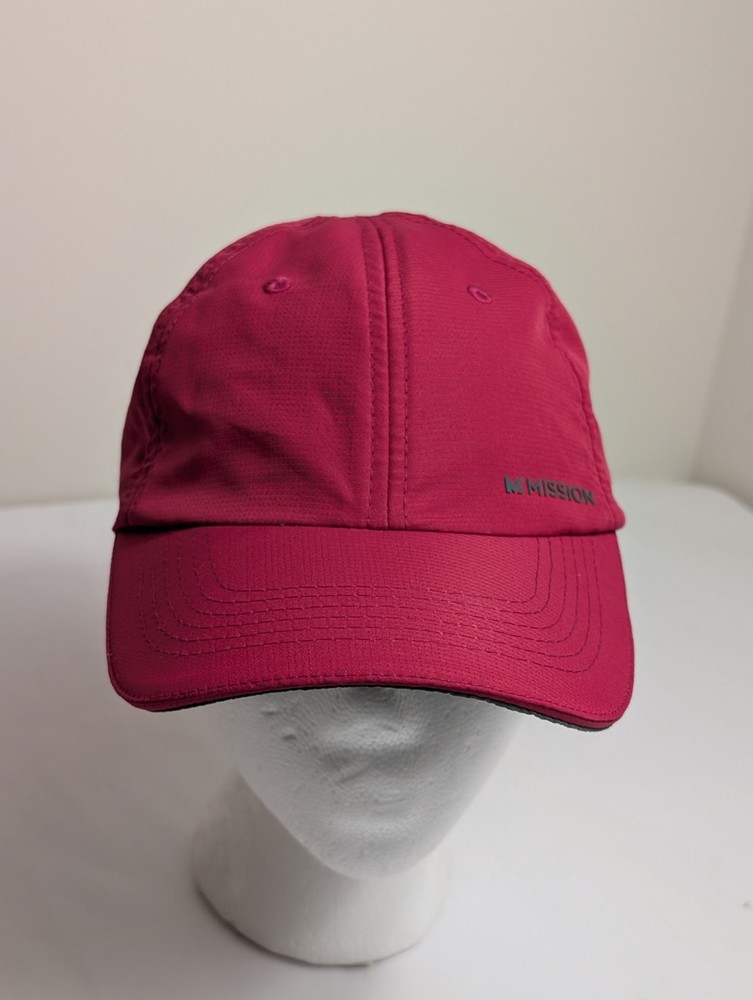 Mission Running Hat Cap Wet To Cool Polyester Lightweight Adjustable