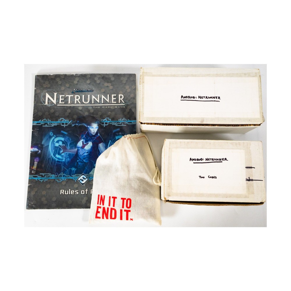 FFG Netrunner  Android Netrunner Collection #70 - Base Game x2 + 6 Data Pa VG+