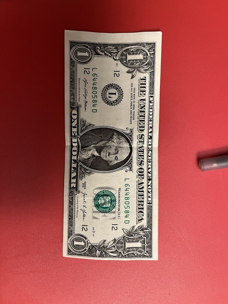 2021 One Dollar Bill Misprint ￼
