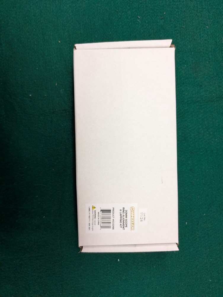 Wheeler 30mm Scope Ring Alignment and Lapping/Precision Kit Tool f/Rifles Black