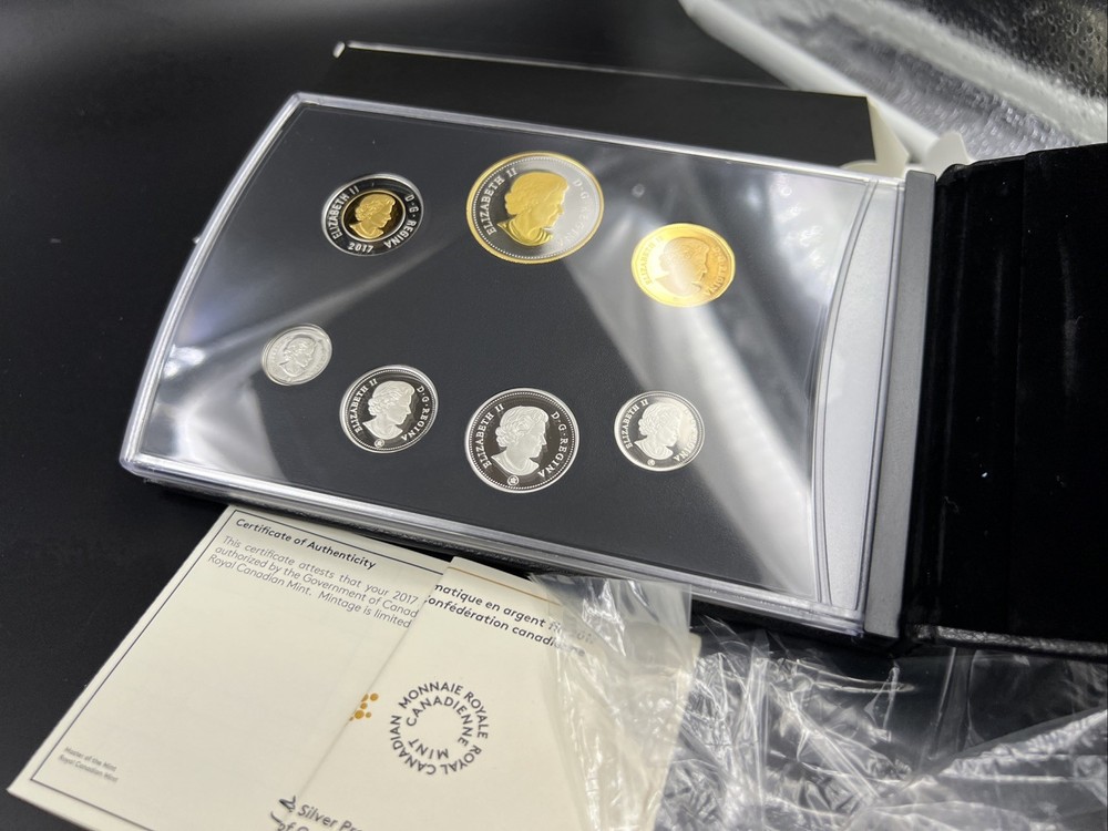 2017 Canada Confederation Silver Proof Set w/ Box & COA sku#b