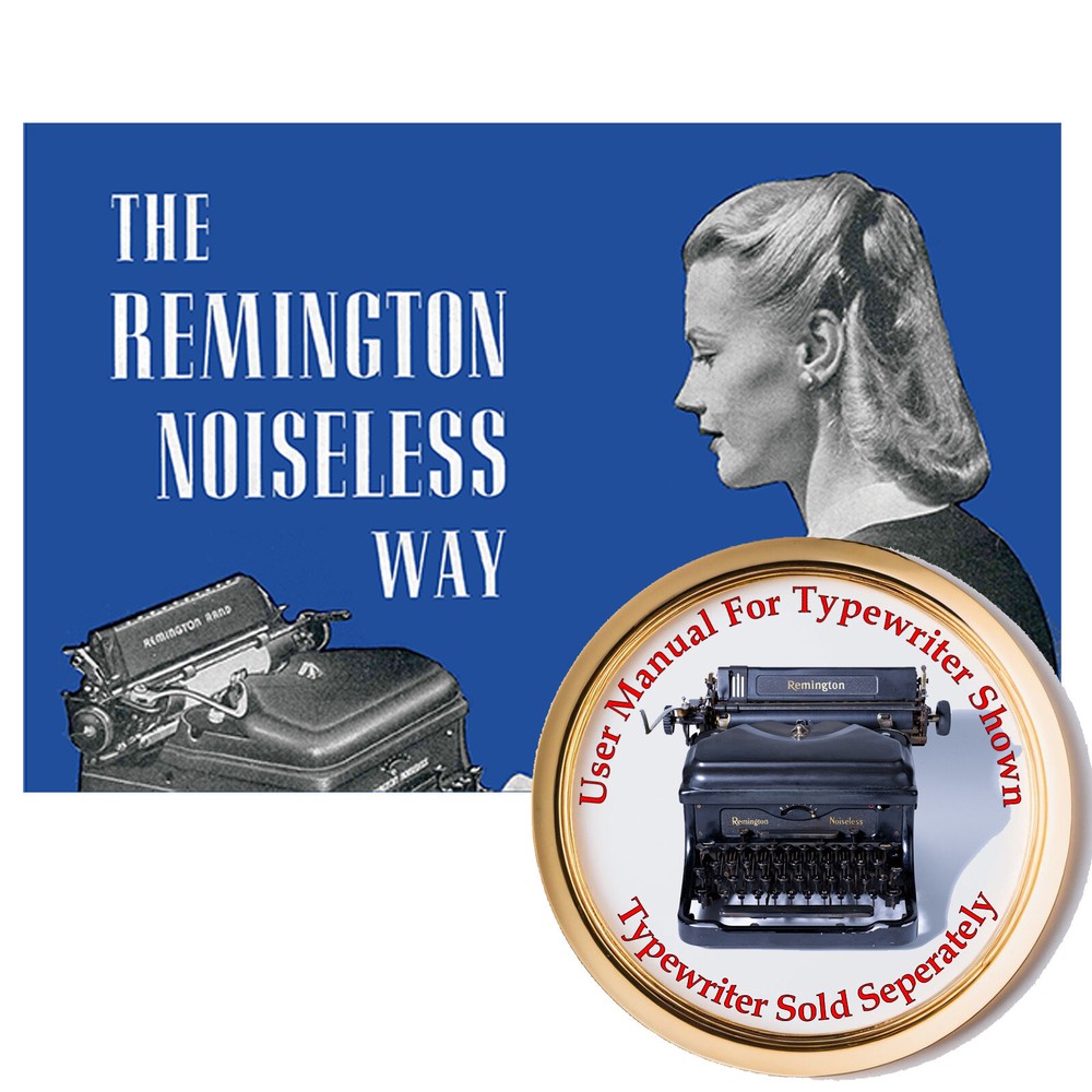 Remington Noiseless 10 Typewriter User Instruction Manual
