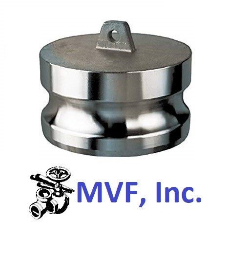 4" Type DP; Dust Plug Adapter 304 Stainless Hose Fitting Camlock DP400SS304