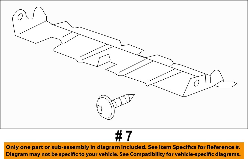 GM OEM Splash Shield-Baffle Plate 20945231