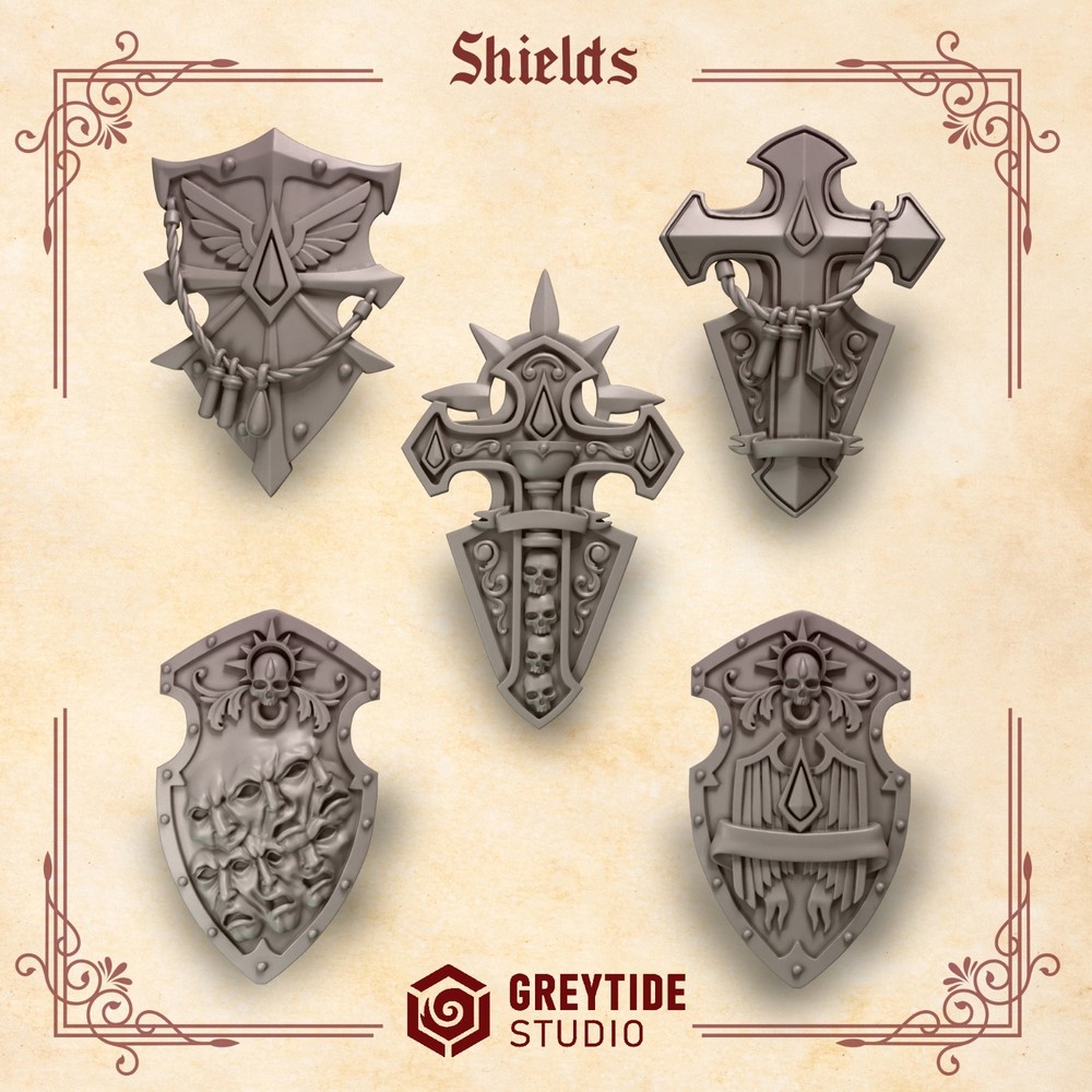 Crimson Lords Shields [Greytide]
