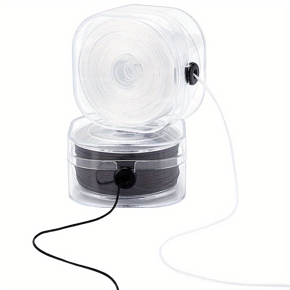 1set 260 Yards Nylon Satin String 0.5mm Bracelet Making String Beading String