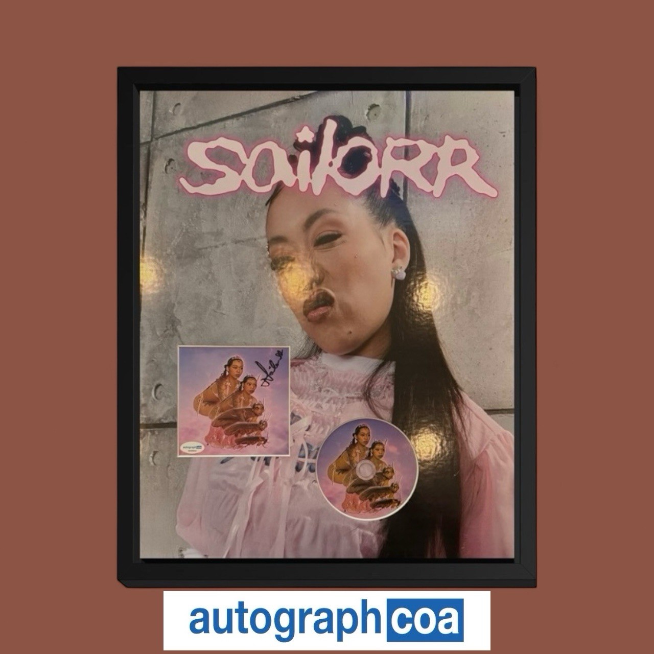 Sailorr Signed CD Insert "Florida's Finest" Framed 16x20 - ACOA