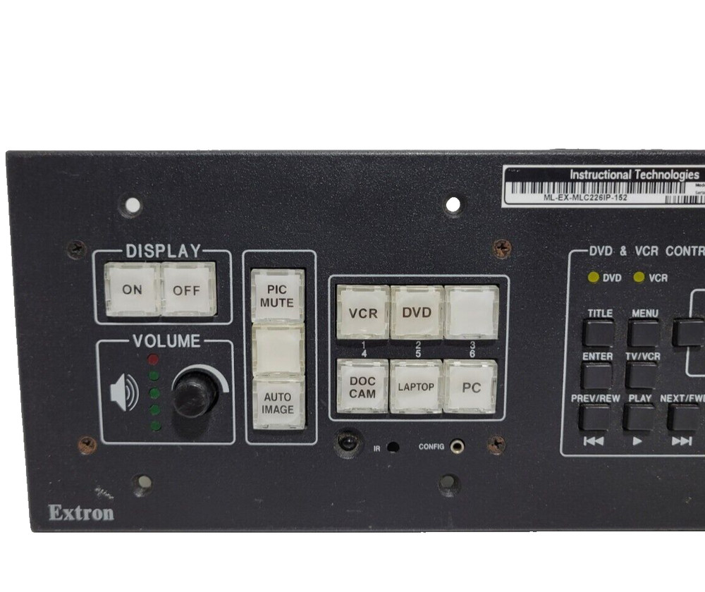 Extron MLC 226 IP DV+ Multi Use Panel MLC 226 IP MediaLink Controller